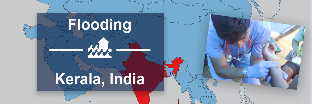 Kerala Flooding Survivors Receive Medical Aid